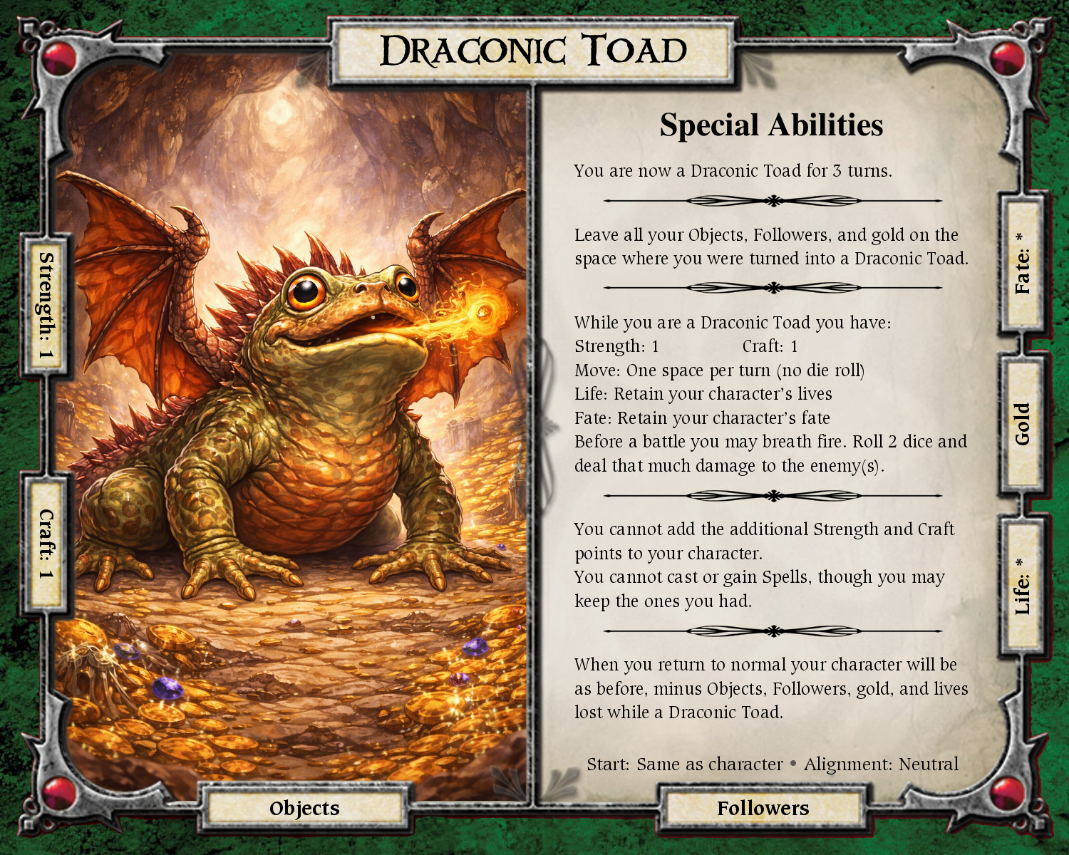 Draconic Toad