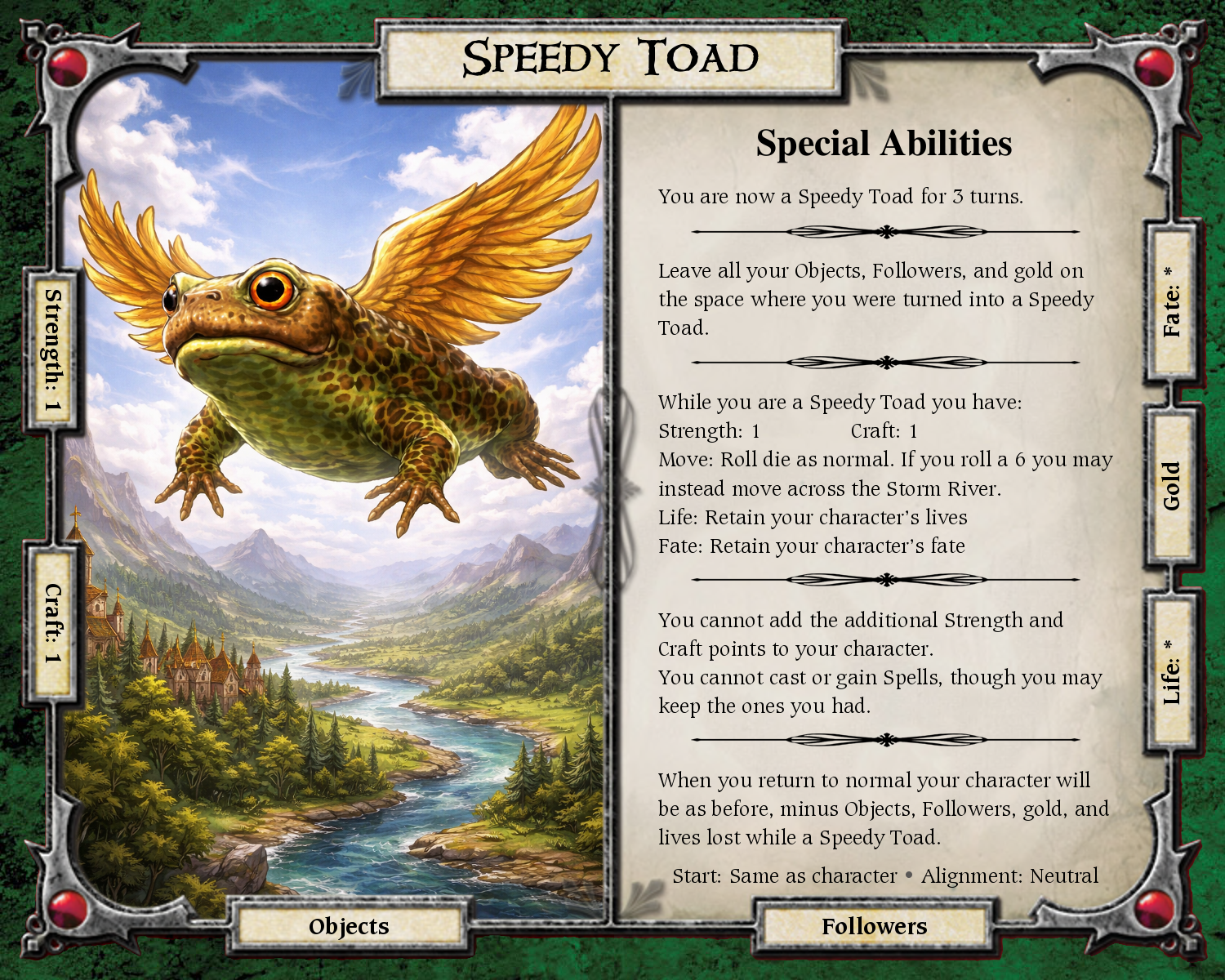 Speedy Toad